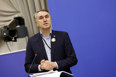 Pressekonferenz im EU-Parlament in Straßburg