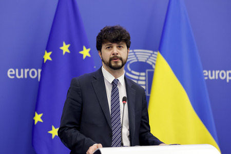 Pressekonferenz im EU-Parlament in Straßburg