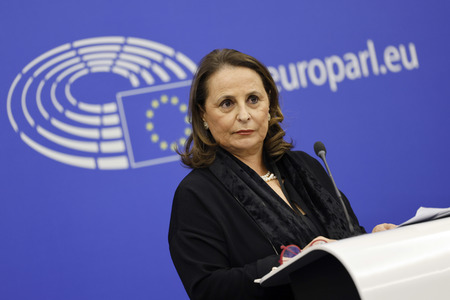 Pressekonferenz im EU-Parlament in Straßburg