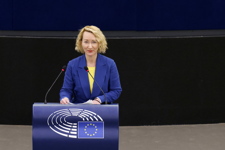 Plenartagung im EU-Parlament in Straßburg