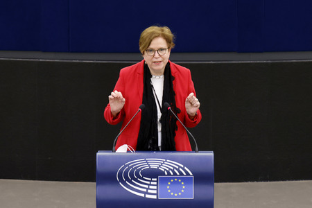 Plenartagung im EU-Parlament in Straßburg