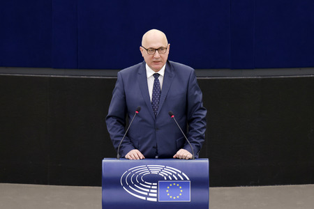 Plenartagung im EU-Parlament in Straßburg