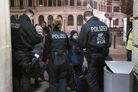 Ankunft ukrainischer Flüchtlinge in Görlitz