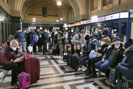 Ankunft ukrainischer Flüchtlinge in Görlitz