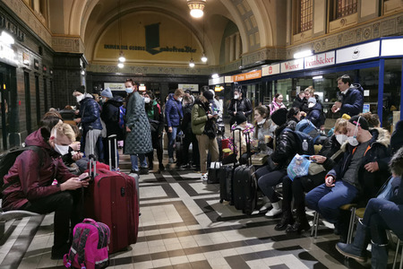 Ankunft ukrainischer Flüchtlinge in Görlitz