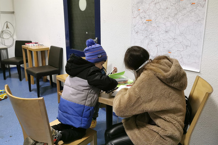 Ankunft ukrainischer Flüchtlinge in Görlitz