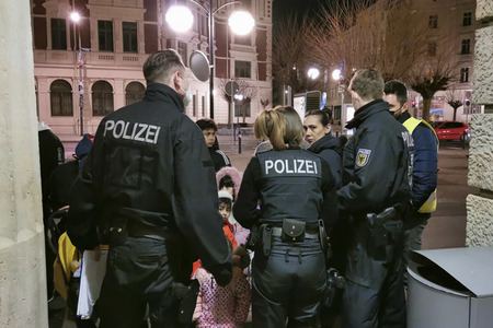 Ankunft ukrainischer Flüchtlinge in Görlitz