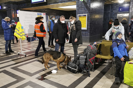 Ankunft ukrainischer Flüchtlinge in Görlitz