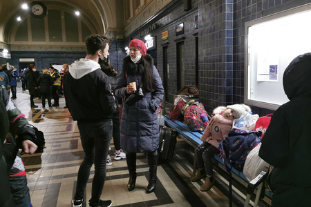 Ankunft ukrainischer Flüchtlinge in Görlitz