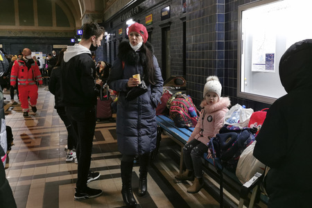 Ankunft ukrainischer Flüchtlinge in Görlitz