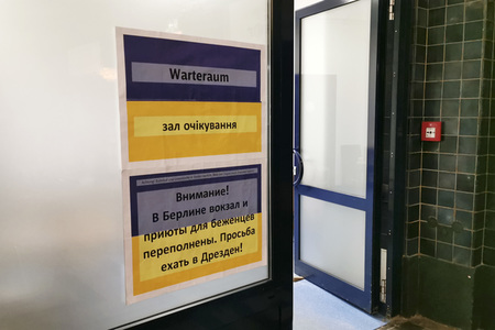 Ankunft ukrainischer Flüchtlinge in Görlitz