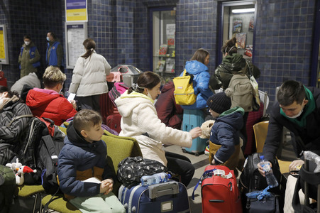 Ankunft ukrainischer Flüchtlinge in Görlitz