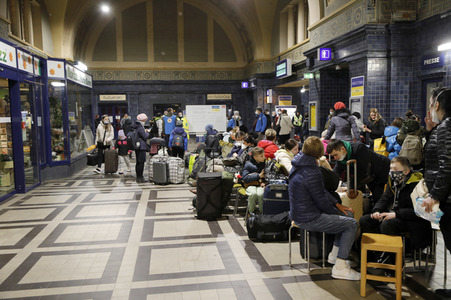 Ankunft ukrainischer Flüchtlinge in Görlitz