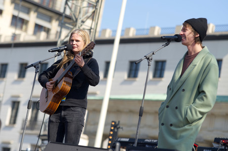 Kundgebung und Friedenskonzert 'Sound of Peace' in Berlin