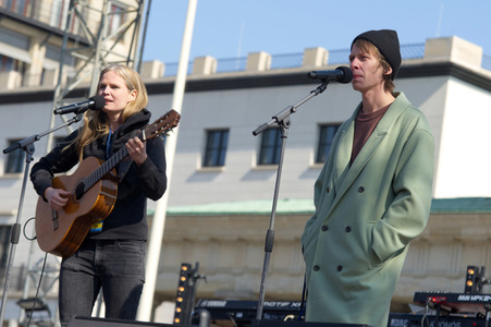 Kundgebung und Friedenskonzert 'Sound of Peace' in Berlin