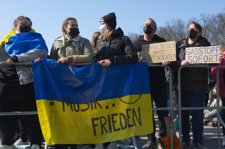 Kundgebung und Friedenskonzert 'Sound of Peace' in Berlin