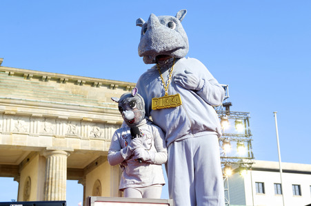 Kundgebung und Friedenskonzert 'Sound of Peace' in Berlin