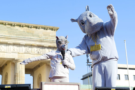 Kundgebung und Friedenskonzert 'Sound of Peace' in Berlin