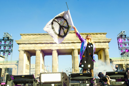 Kundgebung und Friedenskonzert 'Sound of Peace' in Berlin