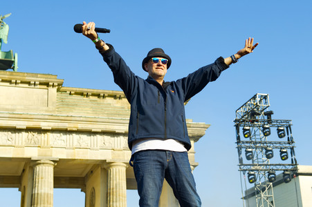 Kundgebung und Friedenskonzert 'Sound of Peace' in Berlin