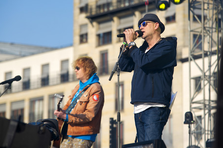 Kundgebung und Friedenskonzert 'Sound of Peace' in Berlin