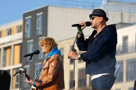 Kundgebung und Friedenskonzert 'Sound of Peace' in Berlin