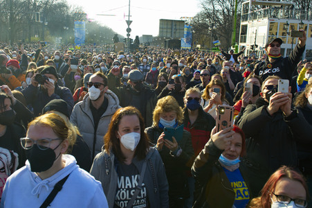 Kundgebung und Friedenskonzert 'Sound of Peace' in Berlin