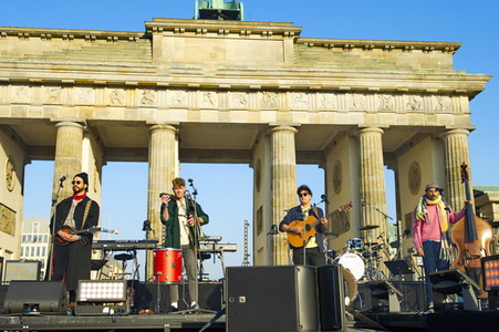 Kundgebung und Friedenskonzert 'Sound of Peace' in Berlin