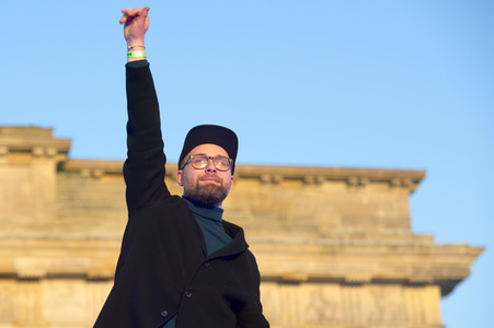 Kundgebung und Friedenskonzert 'Sound of Peace' in Berlin