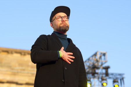 Kundgebung und Friedenskonzert 'Sound of Peace' in Berlin