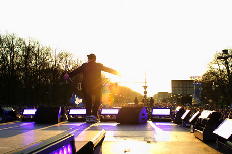 Kundgebung und Friedenskonzert 'Sound of Peace' in Berlin
