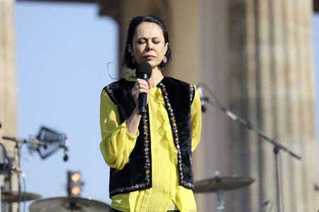 Kundgebung und Friedenskonzert 'Sound of Peace' in Berlin