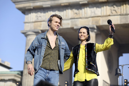 Kundgebung und Friedenskonzert 'Sound of Peace' in Berlin