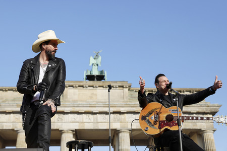 Kundgebung und Friedenskonzert 'Sound of Peace' in Berlin