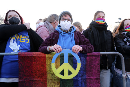 Kundgebung und Friedenskonzert 'Sound of Peace' in Berlin