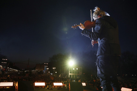 Kundgebung und Friedenskonzert 'Sound of Peace' in Berlin
