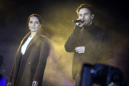 Kundgebung und Friedenskonzert 'Sound of Peace' in Berlin