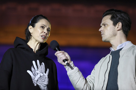 Kundgebung und Friedenskonzert 'Sound of Peace' in Berlin