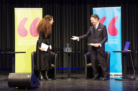 Martin Suter auf der lit.Cologne 2022 in Köln