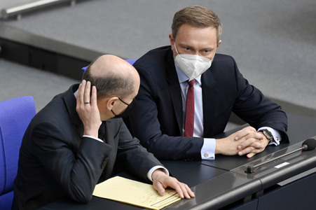 23. Sitzung des Deutschen Bundestages in Berlin