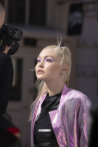 Dreharbeiten mit Gigi Hadid in New York
