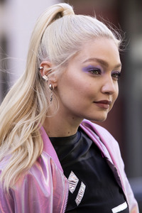 Dreharbeiten mit Gigi Hadid in New York