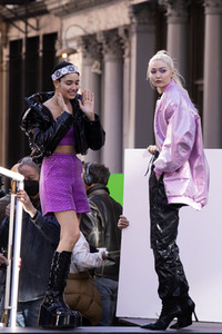 Dreharbeiten mit Gigi Hadid in New York