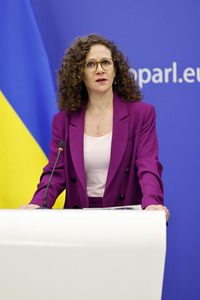 Pressekonferenz zum geplanten Verbot von 'golden passports' im EU-Parlament in Straßburg