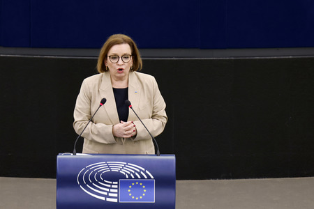 Plenartagung im EU-Parlament in Straßburg