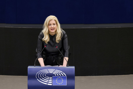 Plenartagung im EU-Parlament in Straßburg