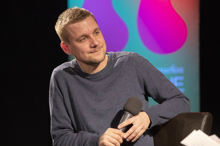 Tobias Schlegl auf der lit.Cologne 2022 in Köln