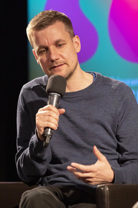 Tobias Schlegl auf der lit.Cologne 2022 in Köln