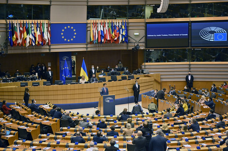 Plenartagung im EU-Parlament in Brüssel
