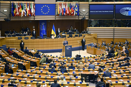 Plenartagung im EU-Parlament in Brüssel